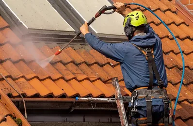Démoussage et hydrofuge de toiture à Bon-Encontre